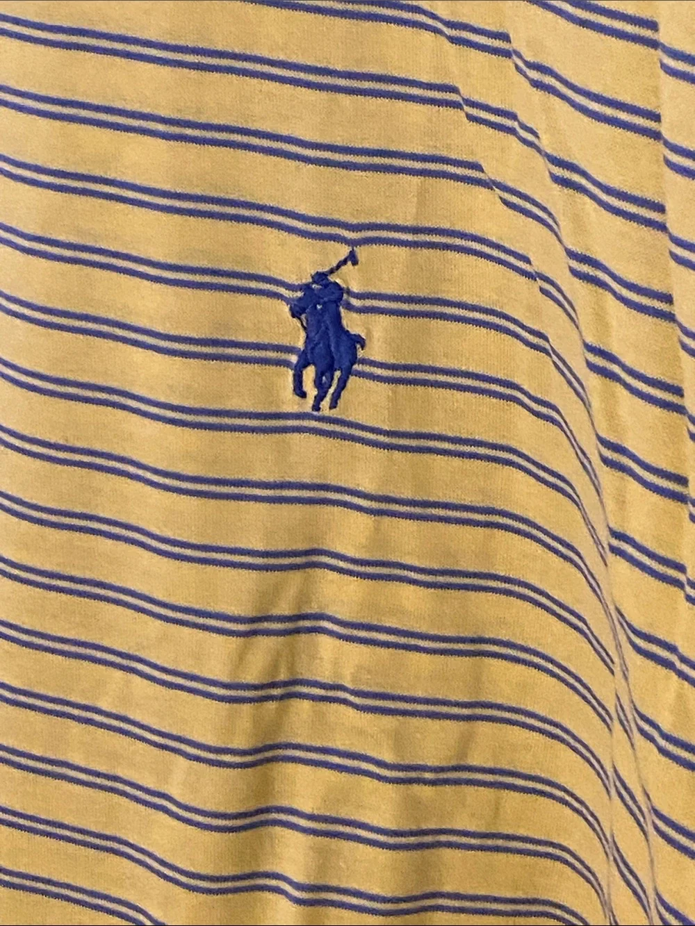 2 Polo Golf Striped Polo Shirts 100% Pima Cotton Size XL